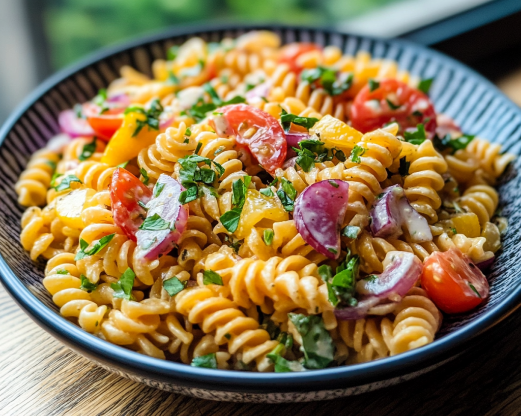 Pasta Salad with Lemon Yogurt Dressing