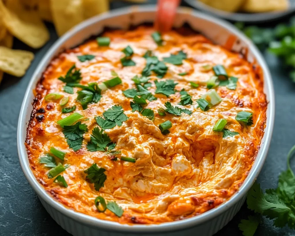 Easy Dairy Free Buffalo Chicken Dip