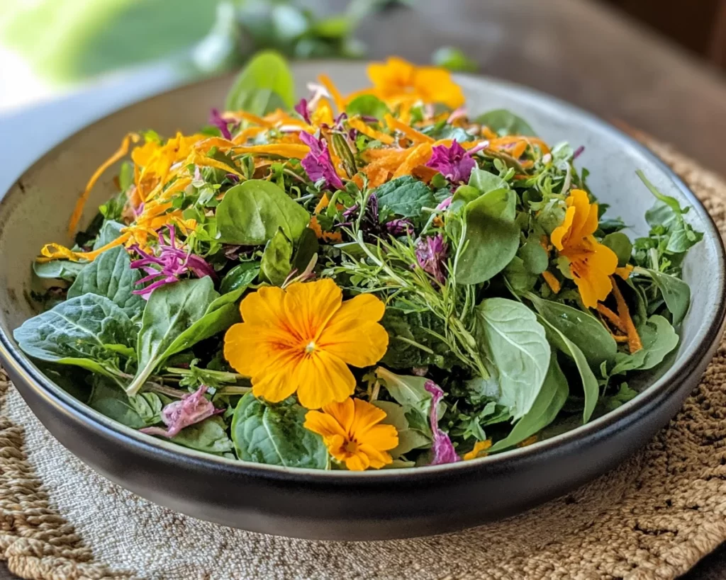 Spring Dinner Party Fresh Herb Salad