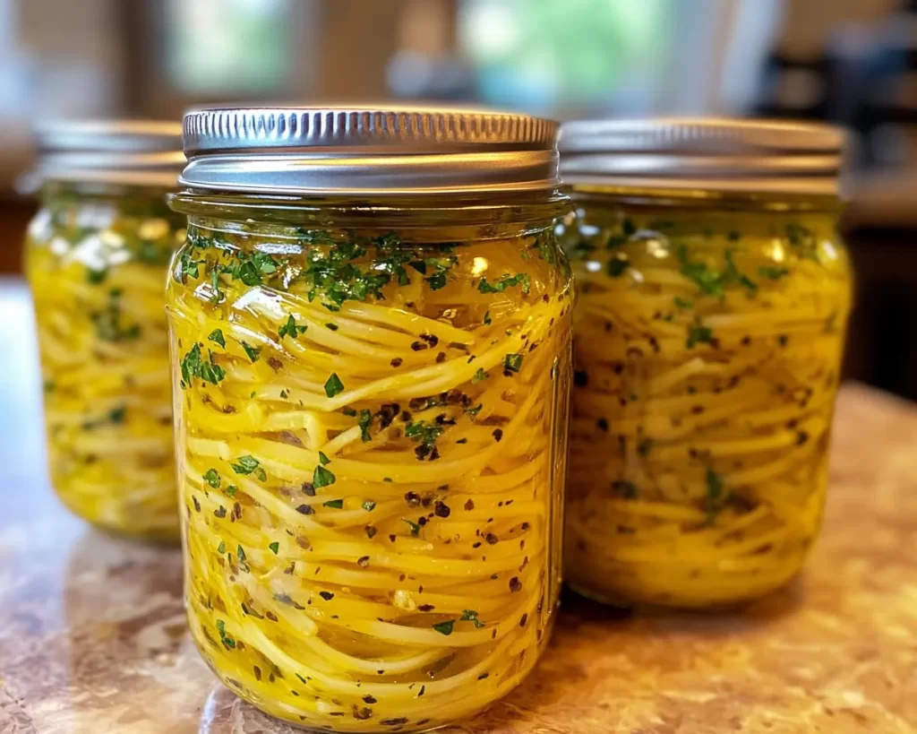 Lemon Vinegarette Dressing for Pasta Salad Jars