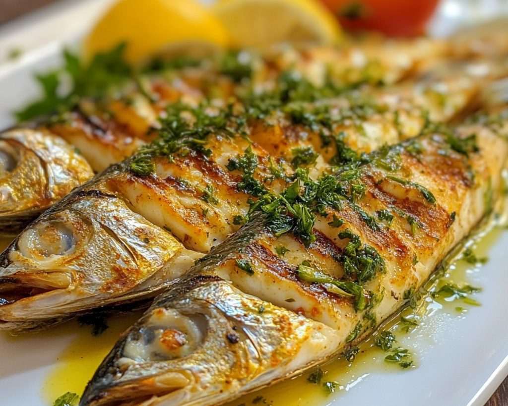 Mediterranean Grilled Fish with Herbs