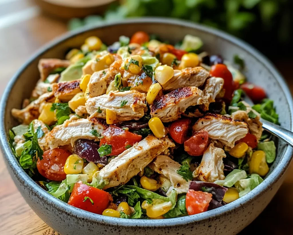 Homemade Southwest Chicken Chopped Salad