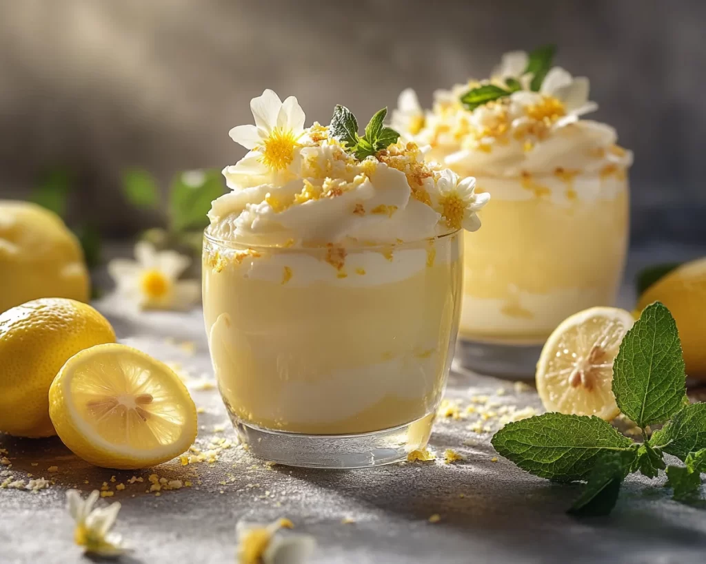 Spring Dessert: Lemon Mousse Dessert Cups