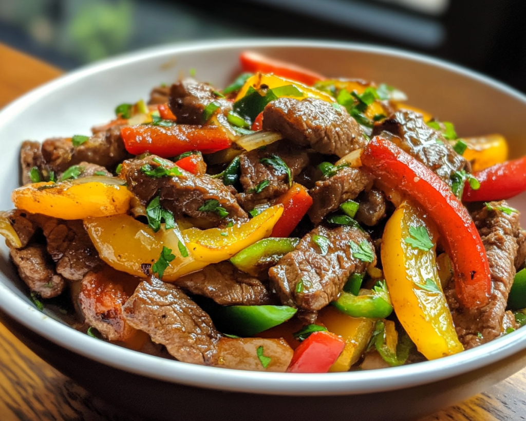 Beef and Bell Pepper Stir Fry