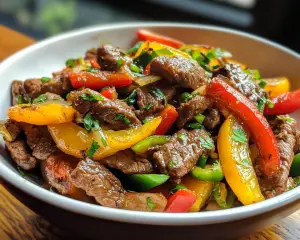 Beef and Bell Pepper Stir Fry