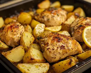 One-Pan Lemon Chicken and Potatoes