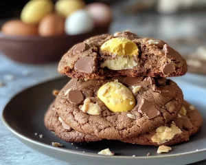 Cadbury Egg Cookies