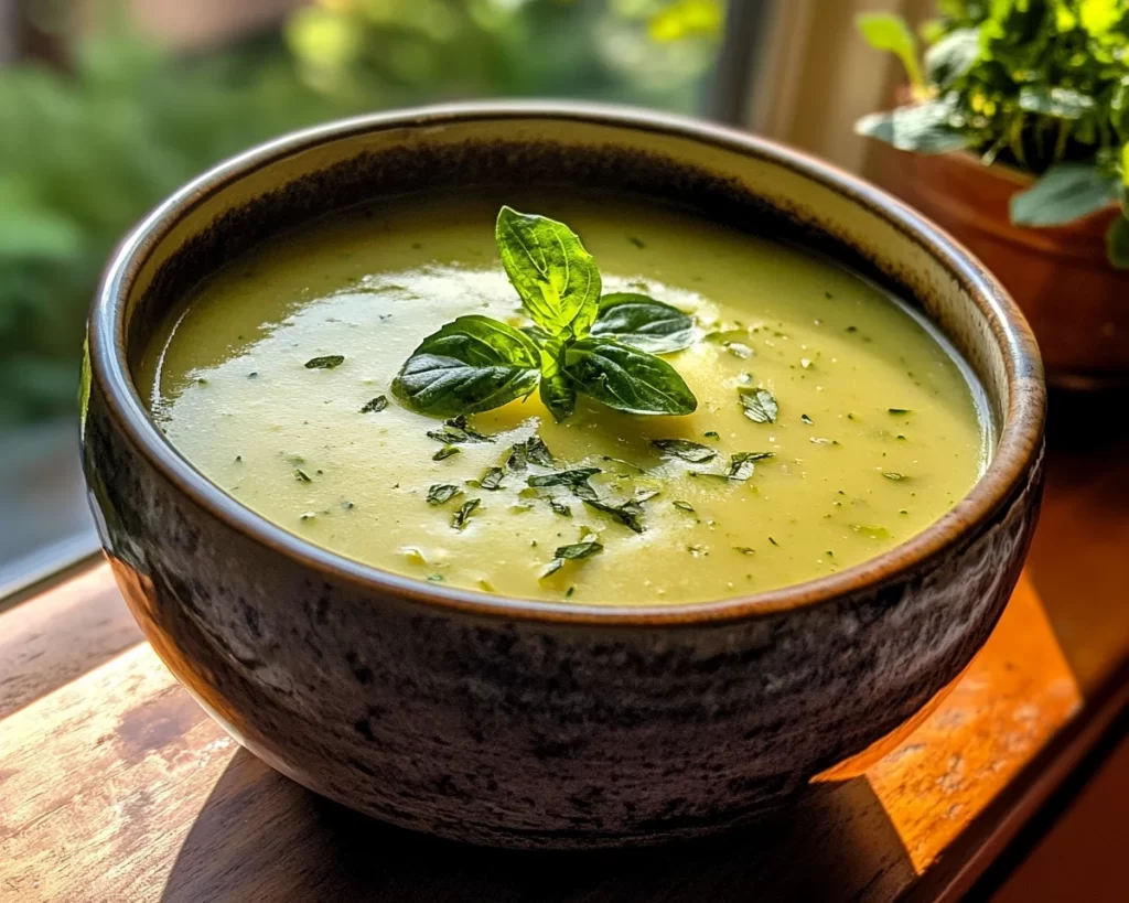 Spring Soup: Creamy Zucchini Soup (Easy)