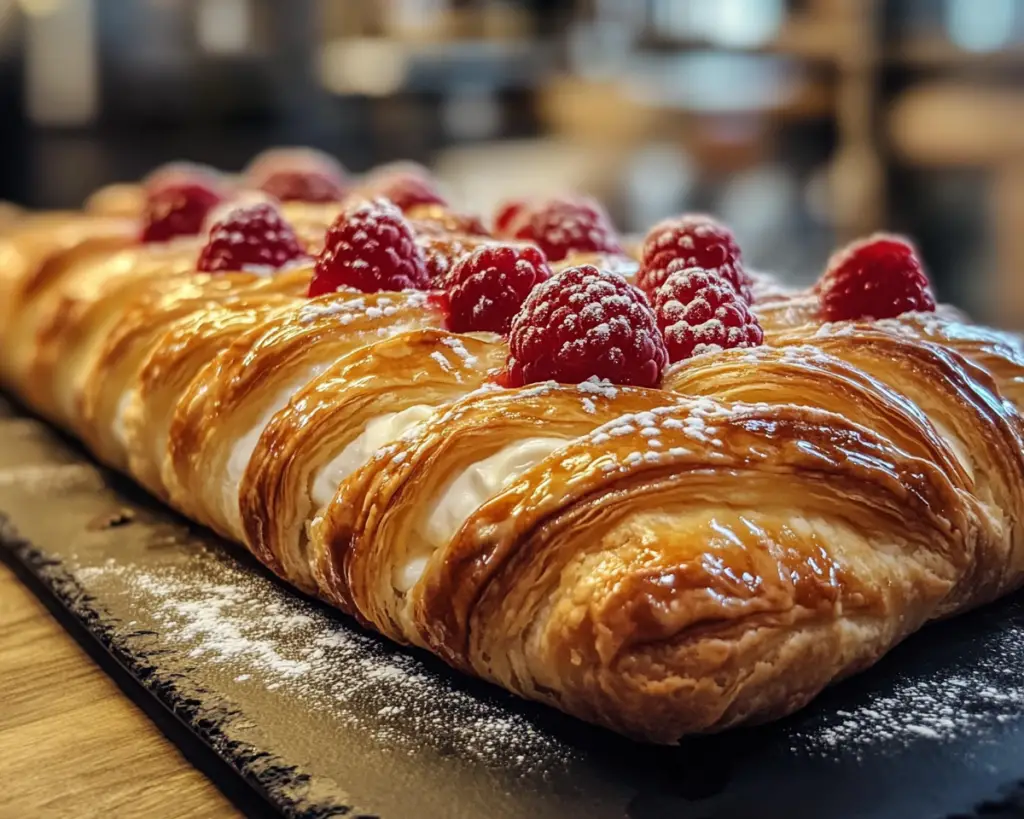 Lemon Raspberry Danish with Mascarpone – Sweet & Tangy Pastry