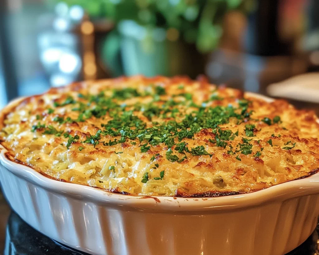 St Patrick’s Day Green Rice Casserole