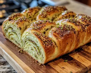 Honey Pistachio Babka (Soft & Swirled Sweet Bread)