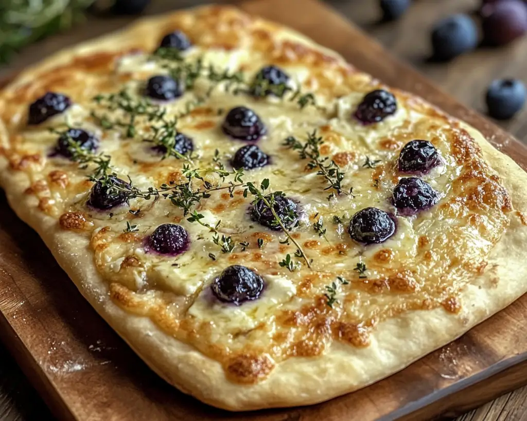 What Makes This Blueberry Brie Thyme Flatbread So Good?