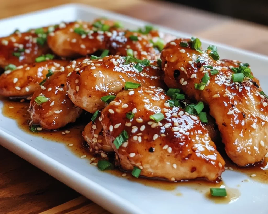 Spring Dinner Party Honey Garlic Chicken