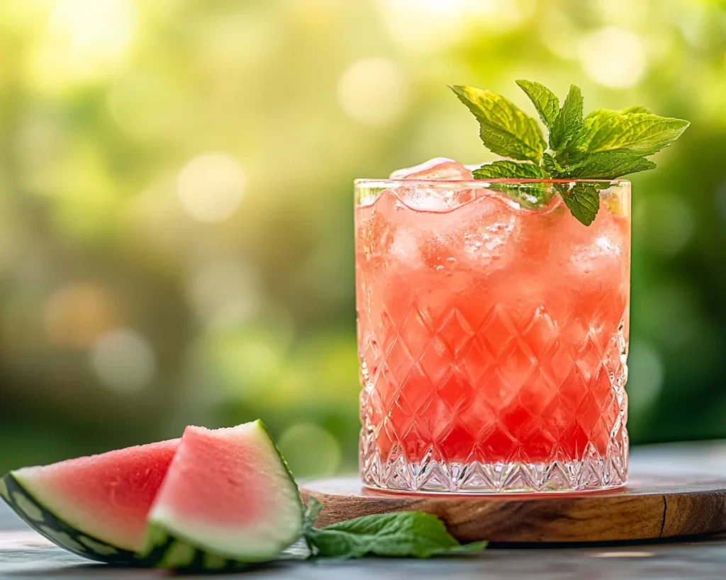 Summer Drinks Nonalcoholic: Watermelon Lemonade Cooler