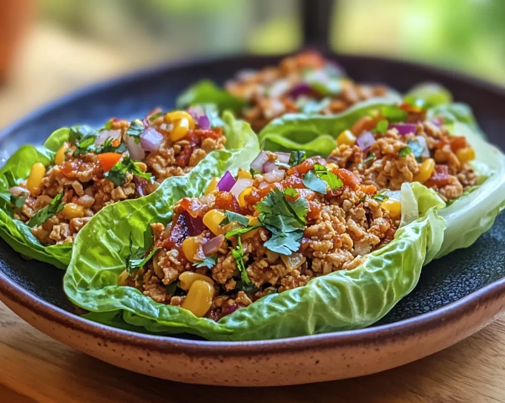 Spring Dinner Recipes: Turkey Taco Lettuce Wraps