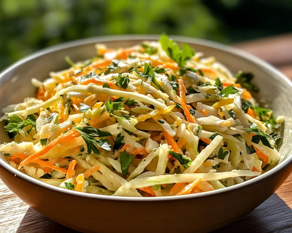 Summer Side Dishes: Lemon Vinegarette Slaw
