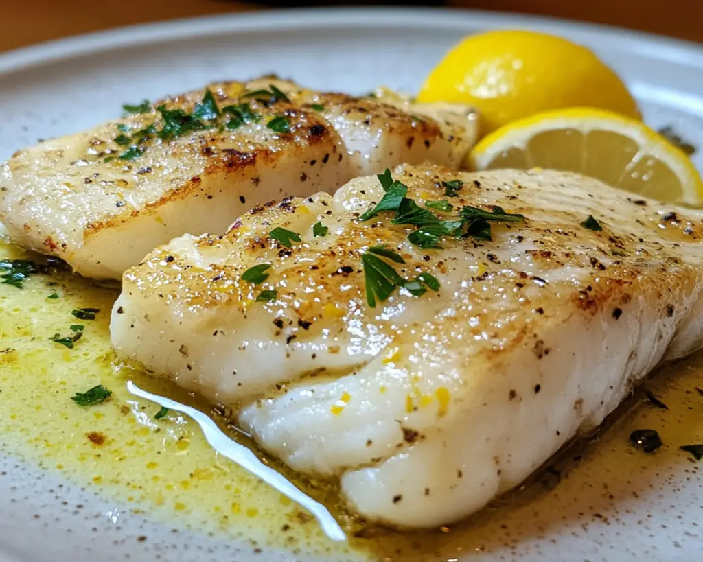 Pan-Seared Fish with Lemon Butter