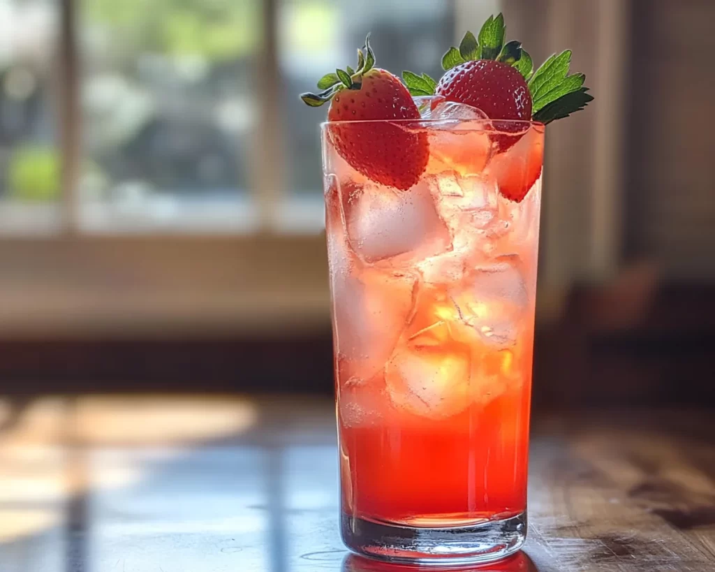 Soda Drinks Recipes: Homemade Strawberry Soda (No Alcohol)