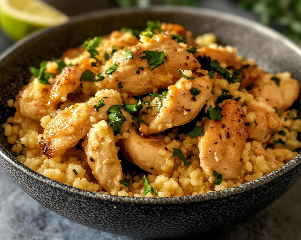 Garlic Butter Chicken Couscous