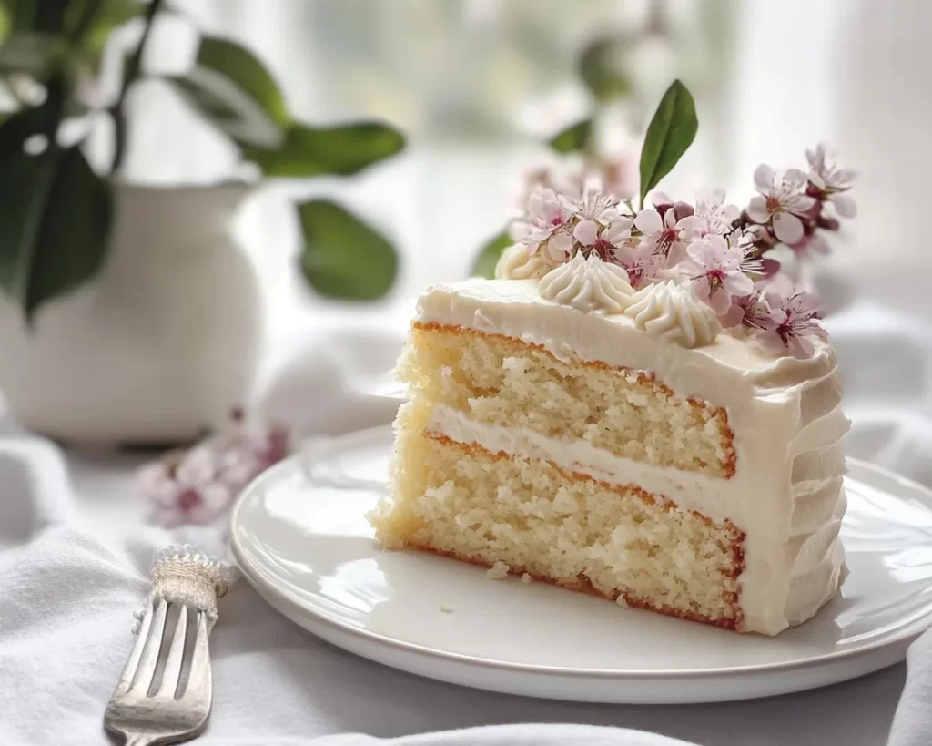 Spring Cake: Simple Vanilla Spring Cake