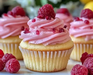 Spring Cupcakes: Lemon Raspberry Cupcakes