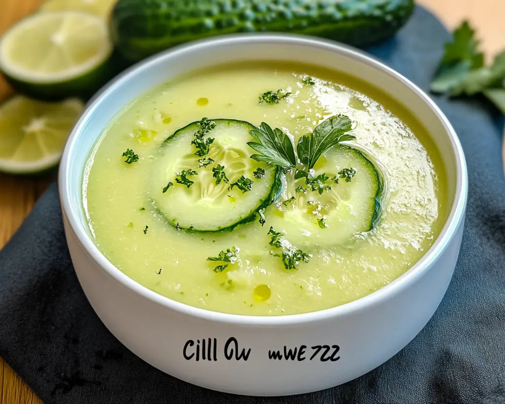 Chill Out with this Refreshing Cucumber Soup