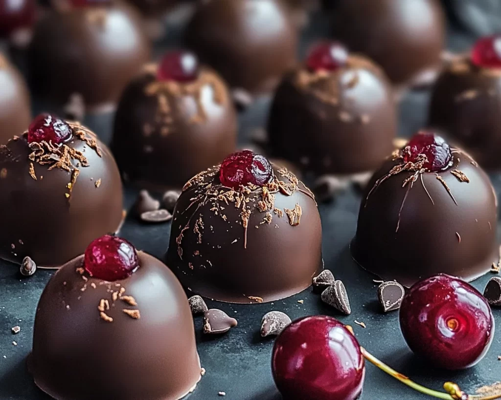 Decadent Cherry Chocolate Bonbons Recipe