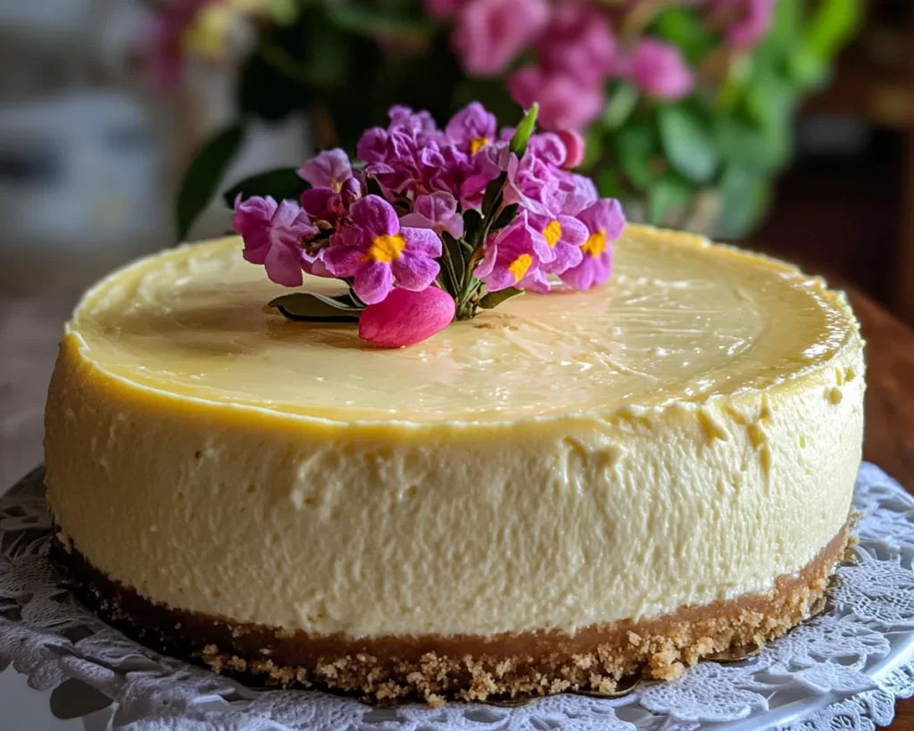 Easter Vanilla Bean Cheesecake