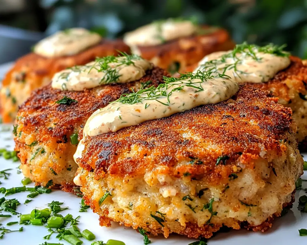 Vegan Crab Cakes with Creamy Dill Remoulade