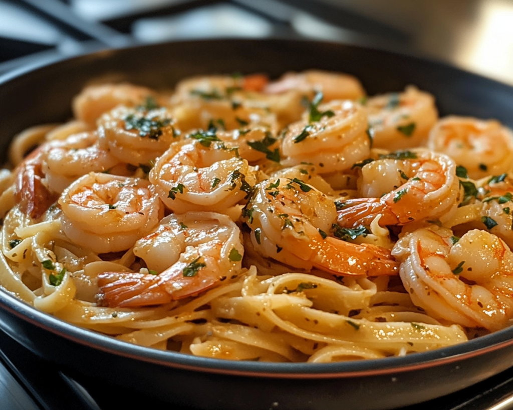Garlic Butter Shrimp Pasta