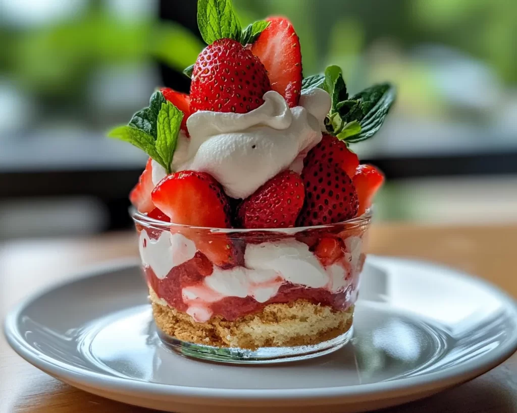 Spring Dessert: Strawberry Shortcake Dessert Cups