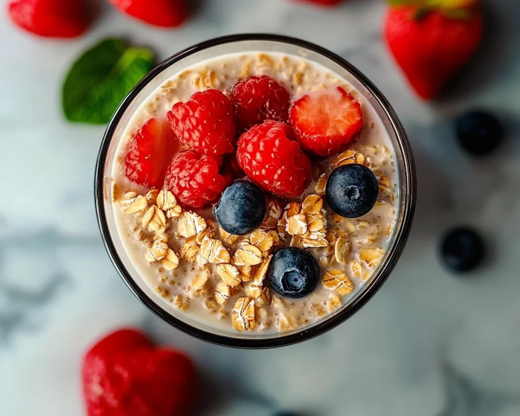 Protein Overnight Oats Without Yogurt