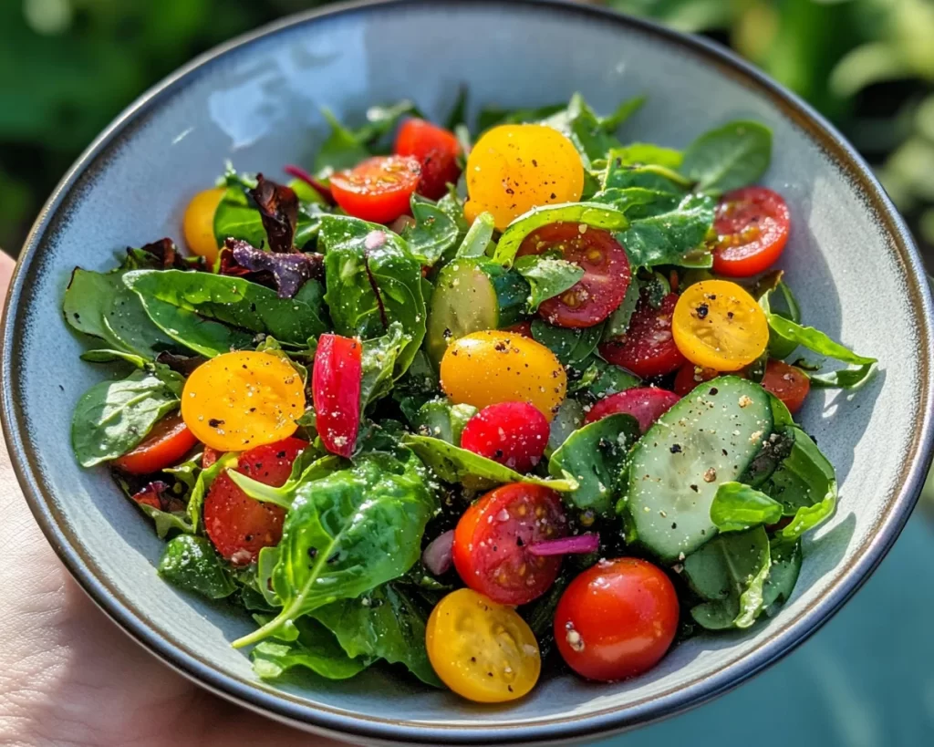 Summer Side Dishes: Simple Spring Salad (Summer Version)