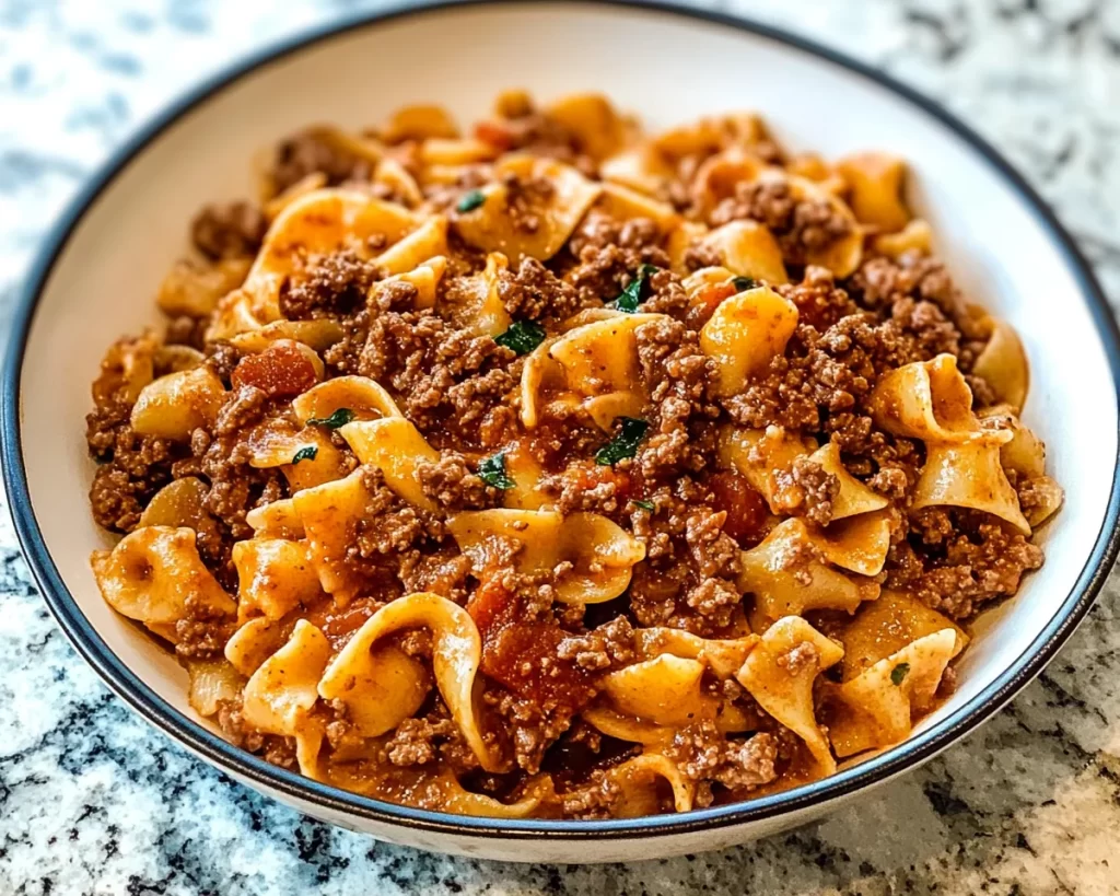 Irresistible Marry Me Ground Beef Pasta
