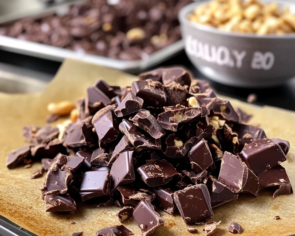 5-Ingredient Dark Chocolate Peanut Clusters