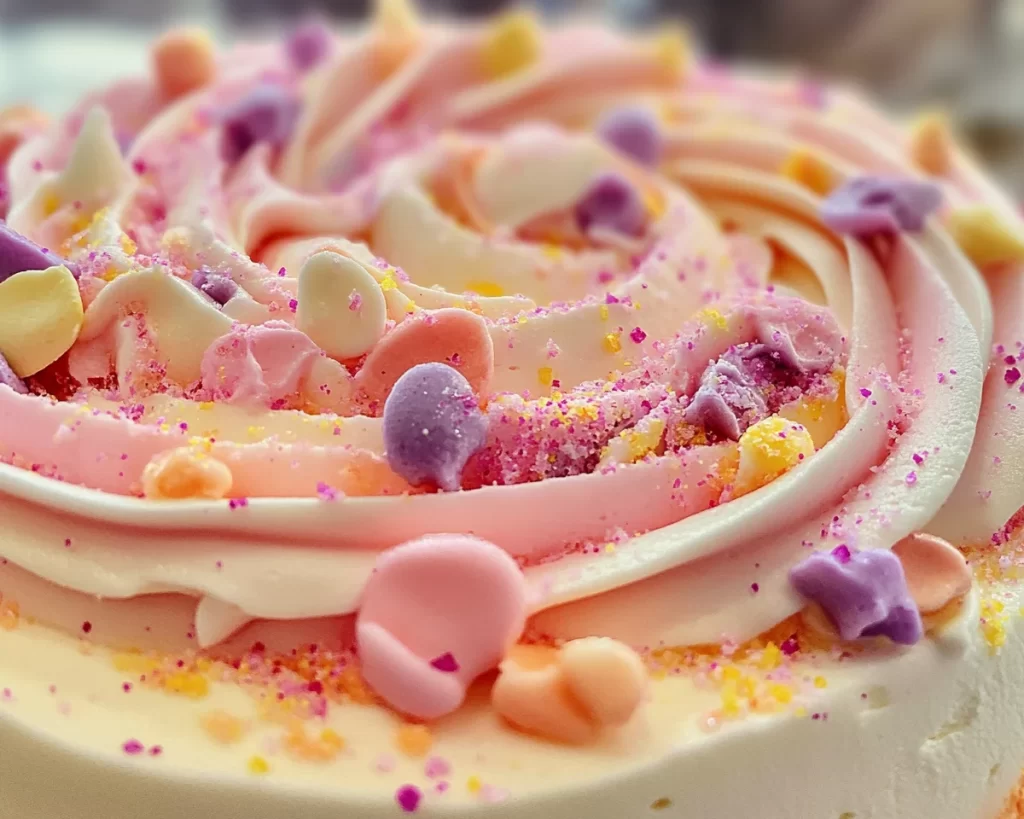 Spring Cake Designs: Pastel Spring Buttercream Swirls