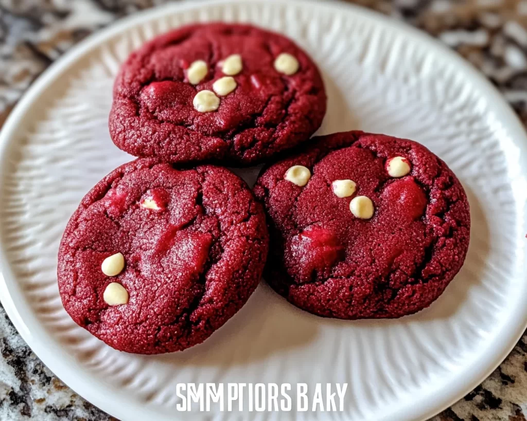 Simple Small Batch Red Velvet Cookies
