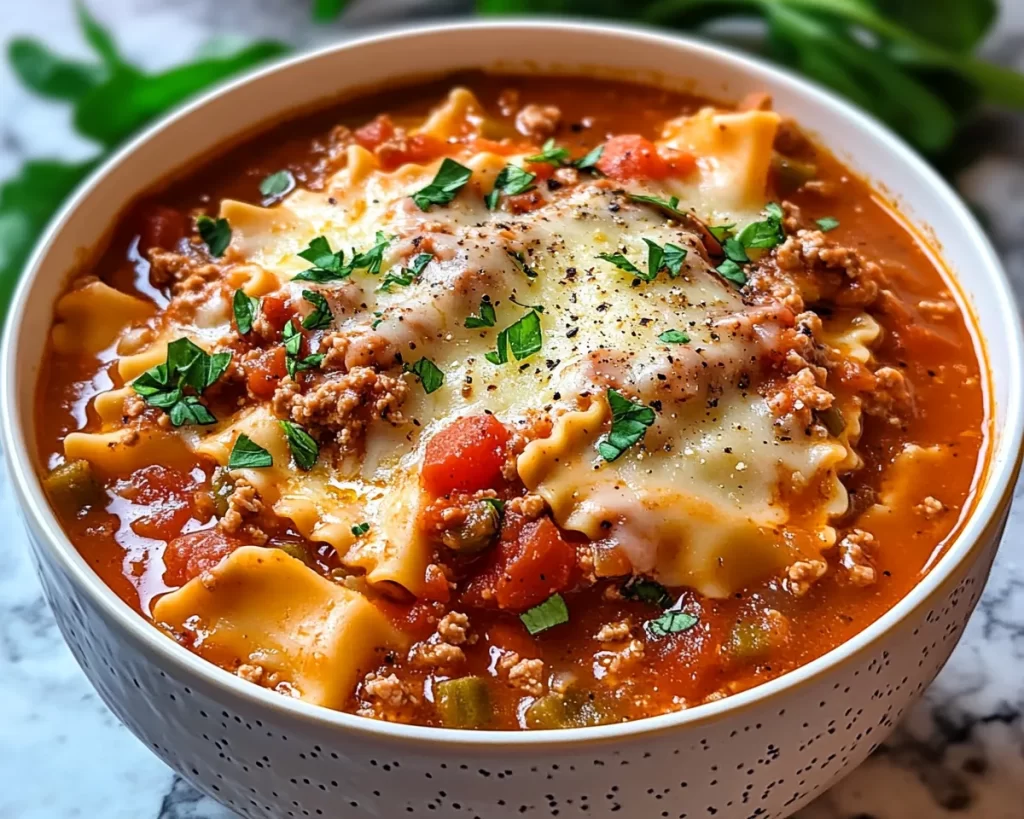 The Best One-Pot Lasagna Soup Recipe