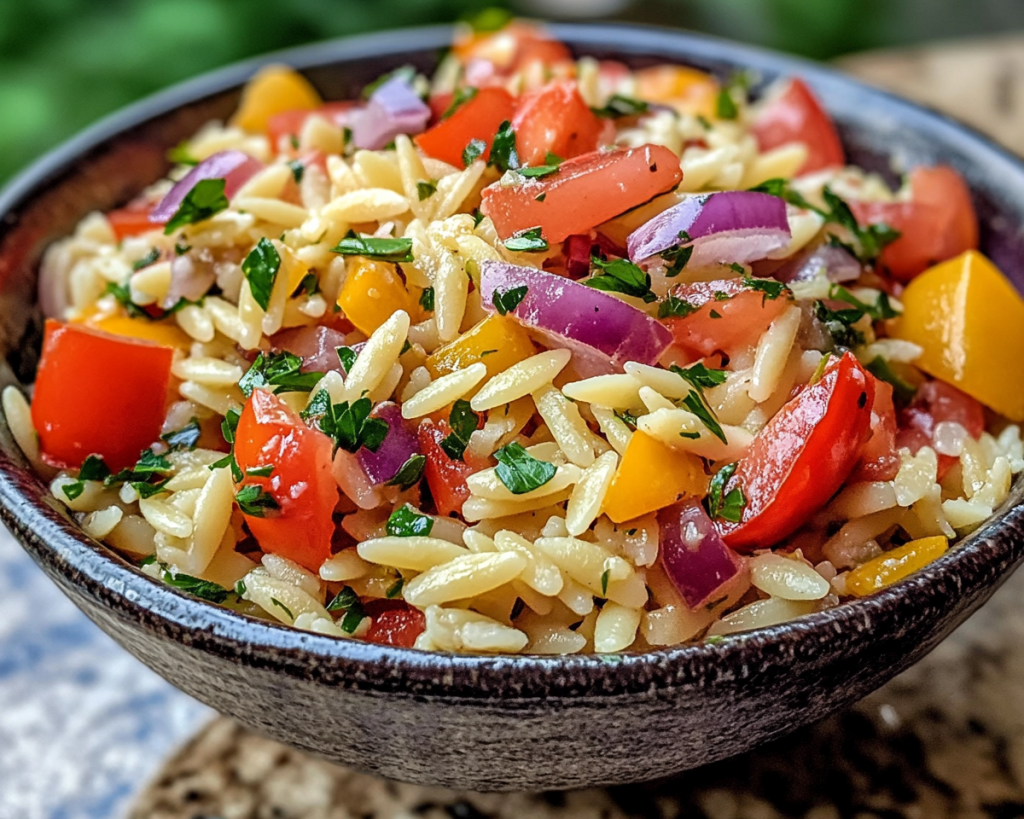 Mediterranean Orzo Pasta Salad