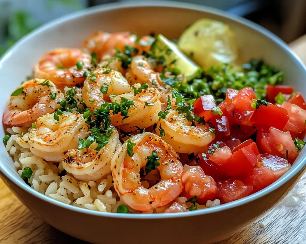 Summer Dinner: Easy Shrimp Rice Bowl (Fresh + Fast)