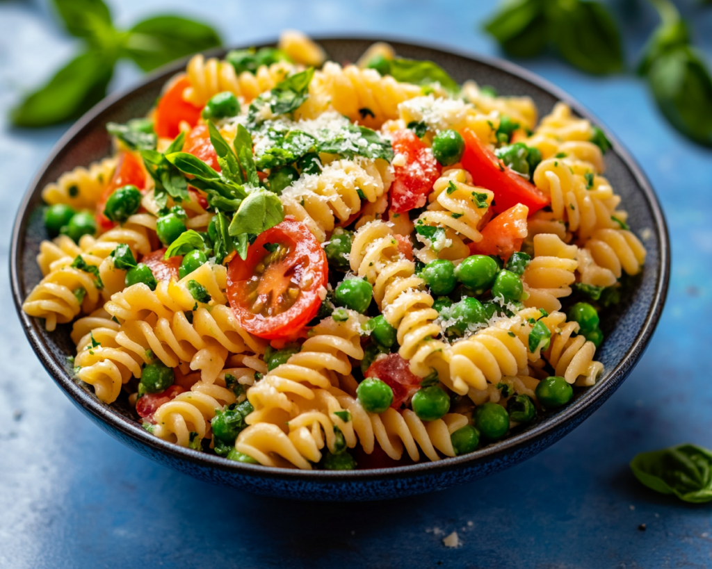Pasta Salad with Peas and Parmesan