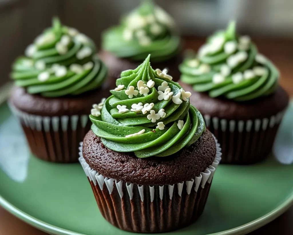 St Patrick’s Day Guinness Chocolate Cupcakes