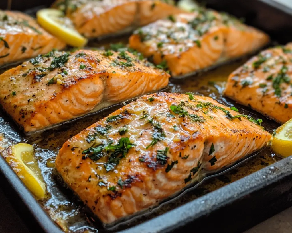 Healthy Baked Salmon with Dijon