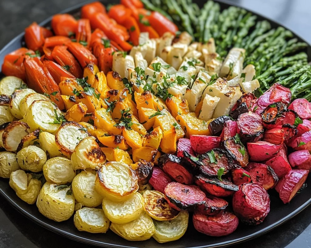 Spring Dinner Party Roasted Vegetable Platter