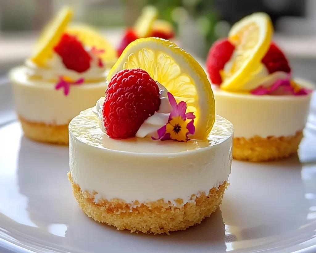 Spring Desserts: No Bake Lemon Cheesecake Cups