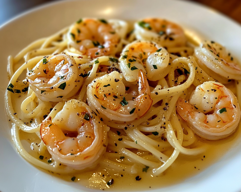 Shrimp Scampi with Garlic Butter Sauce – Easy Seafood Dinner
