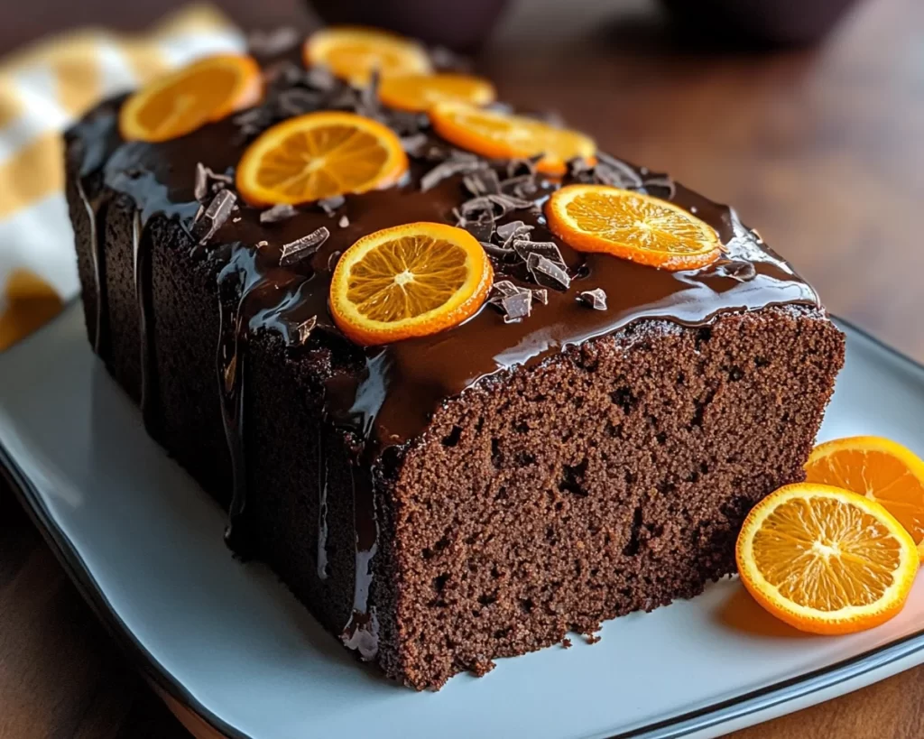 Indulgent Chocolate Orange Loaf Cake