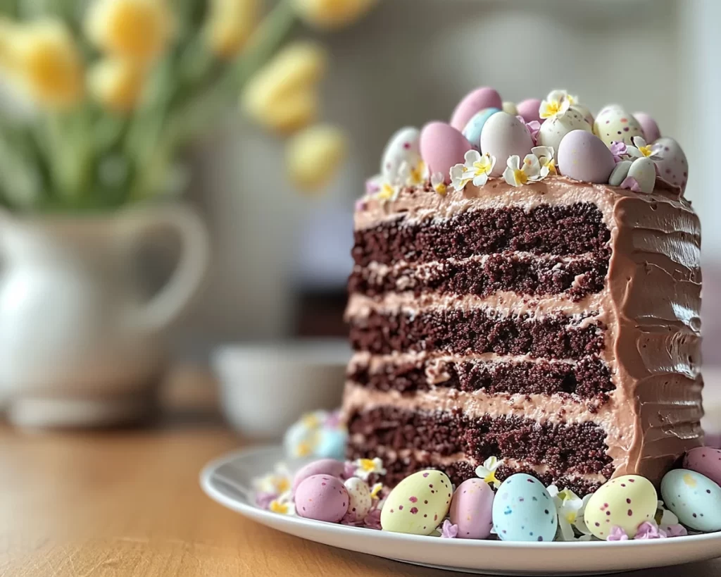 Easter Chocolate Layer Cake