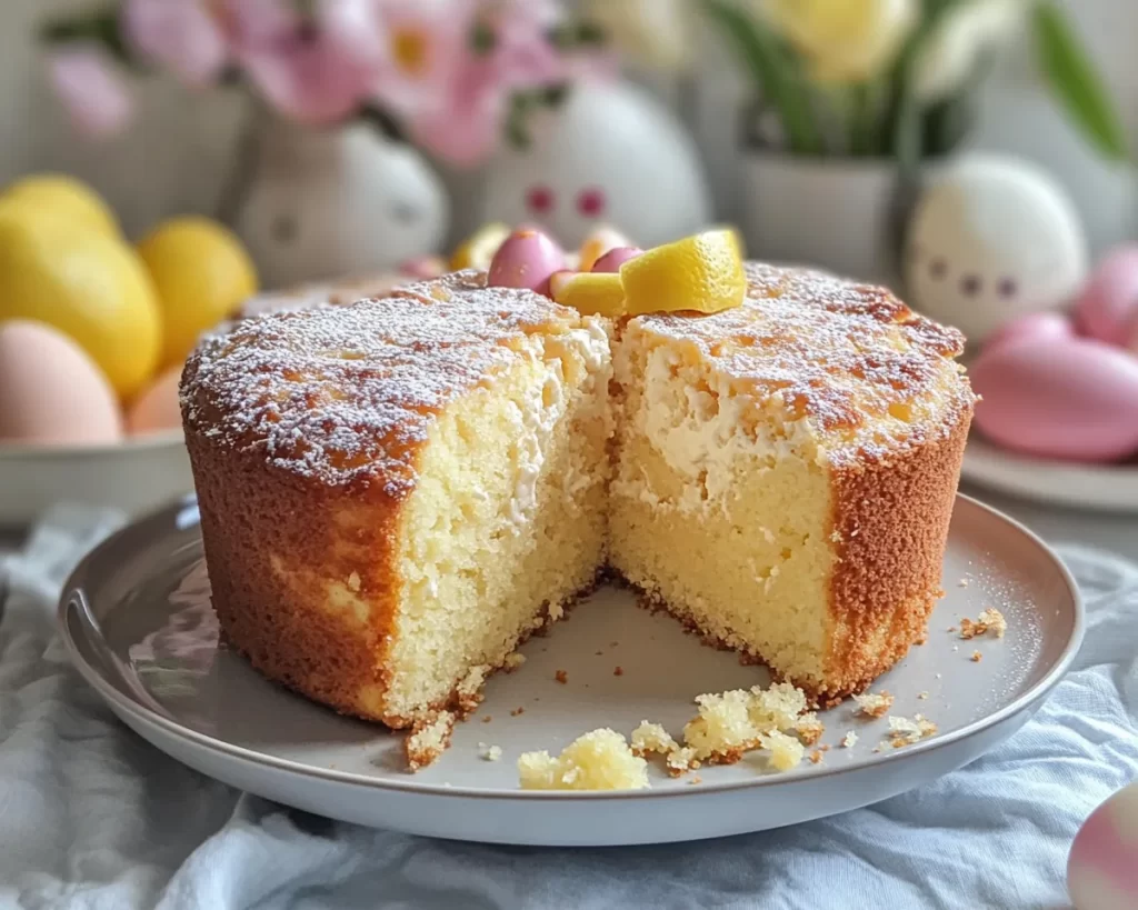 Easter Lemon Ricotta Cake