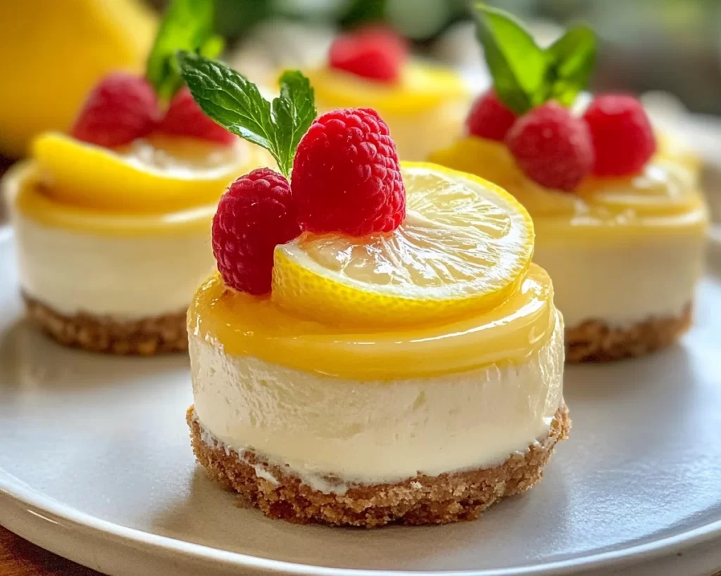 Spring Dessert: Lemon Cheesecake Cups (No Bake)